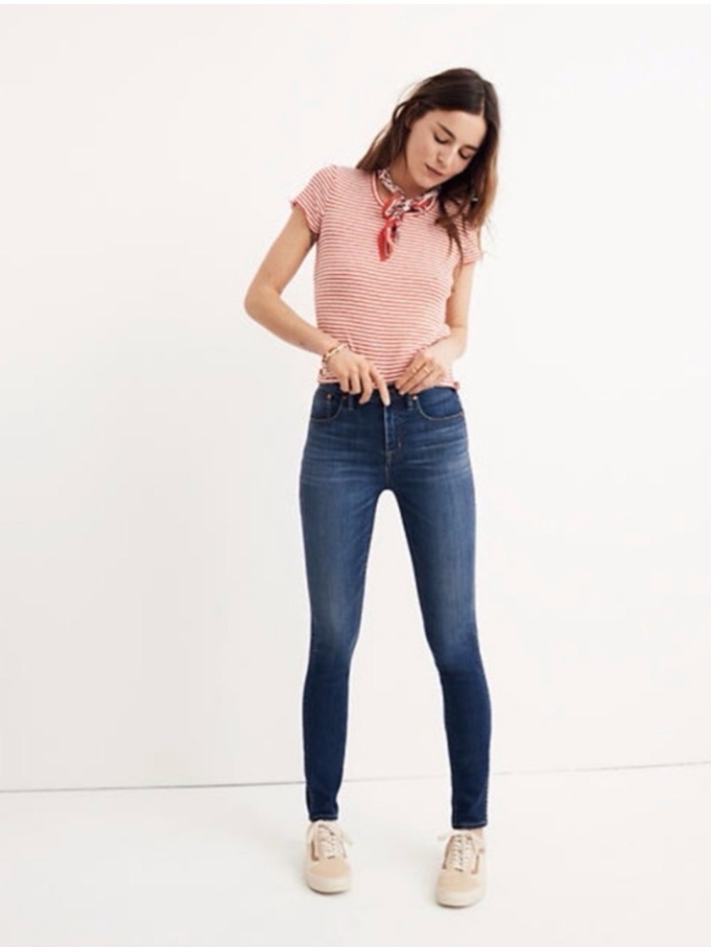 Madewell 10” High Rise Skinny Blue Jeans -27